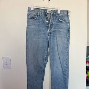 Agolde Size 24 90s Pinch Waist High Rise Straight